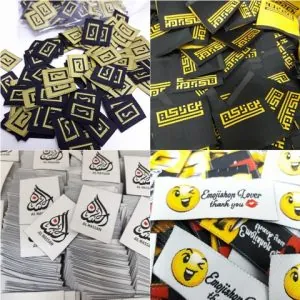 Label Sulam Tenun Woven Damask Tudung Shawl