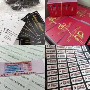 Price Tag Hang Tag Sticker Print DTF