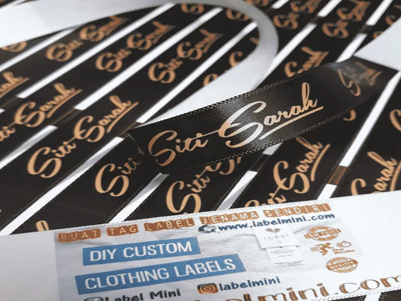 Printed Label Cetak Sublimation - Label Mini